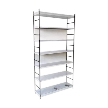 Design style Dutch 1960s metal shelf