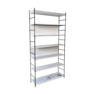 Design style Dutch 1960s metal shelf