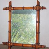 Miroir en bambou