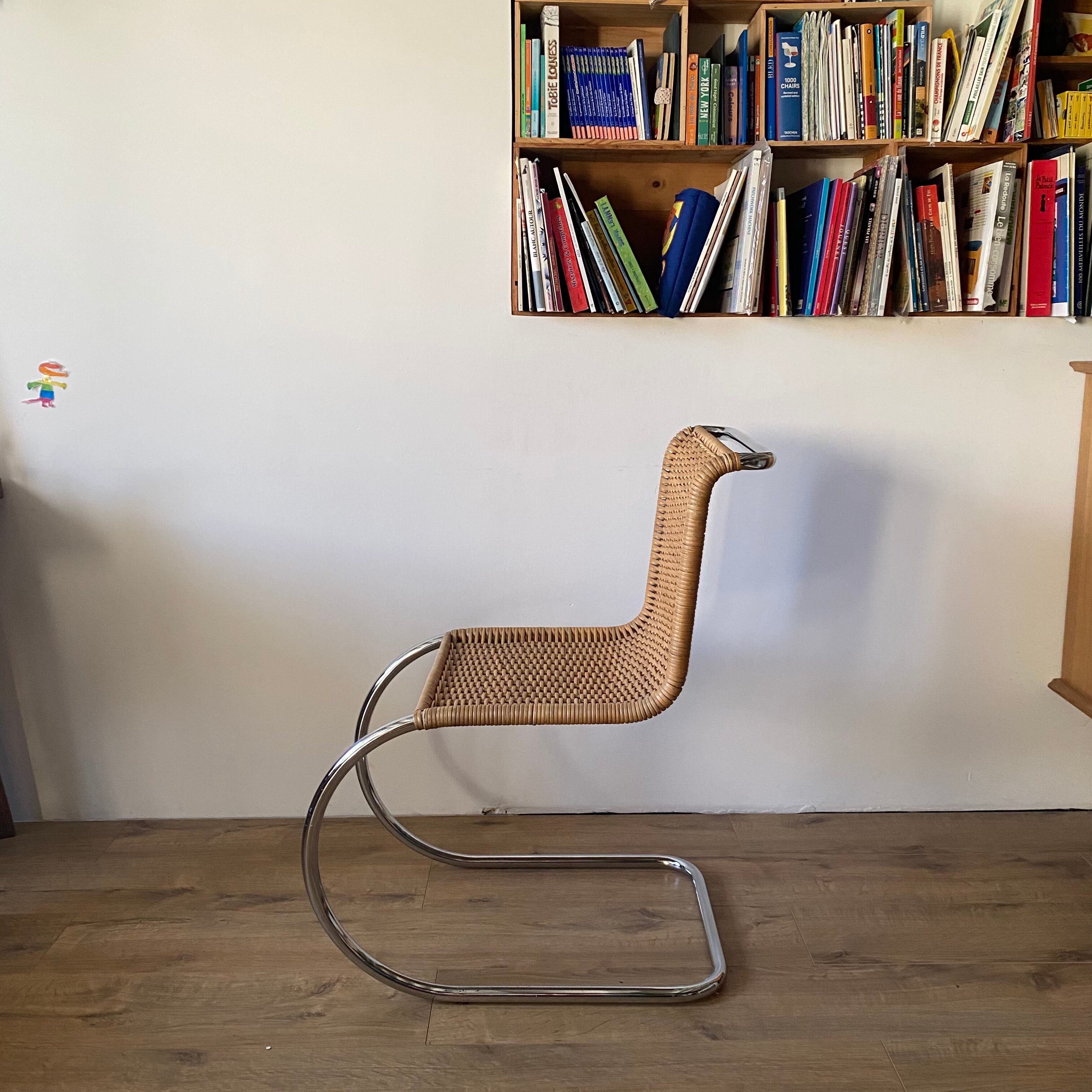 Chair MR10 mies van der Rohe rattan braided