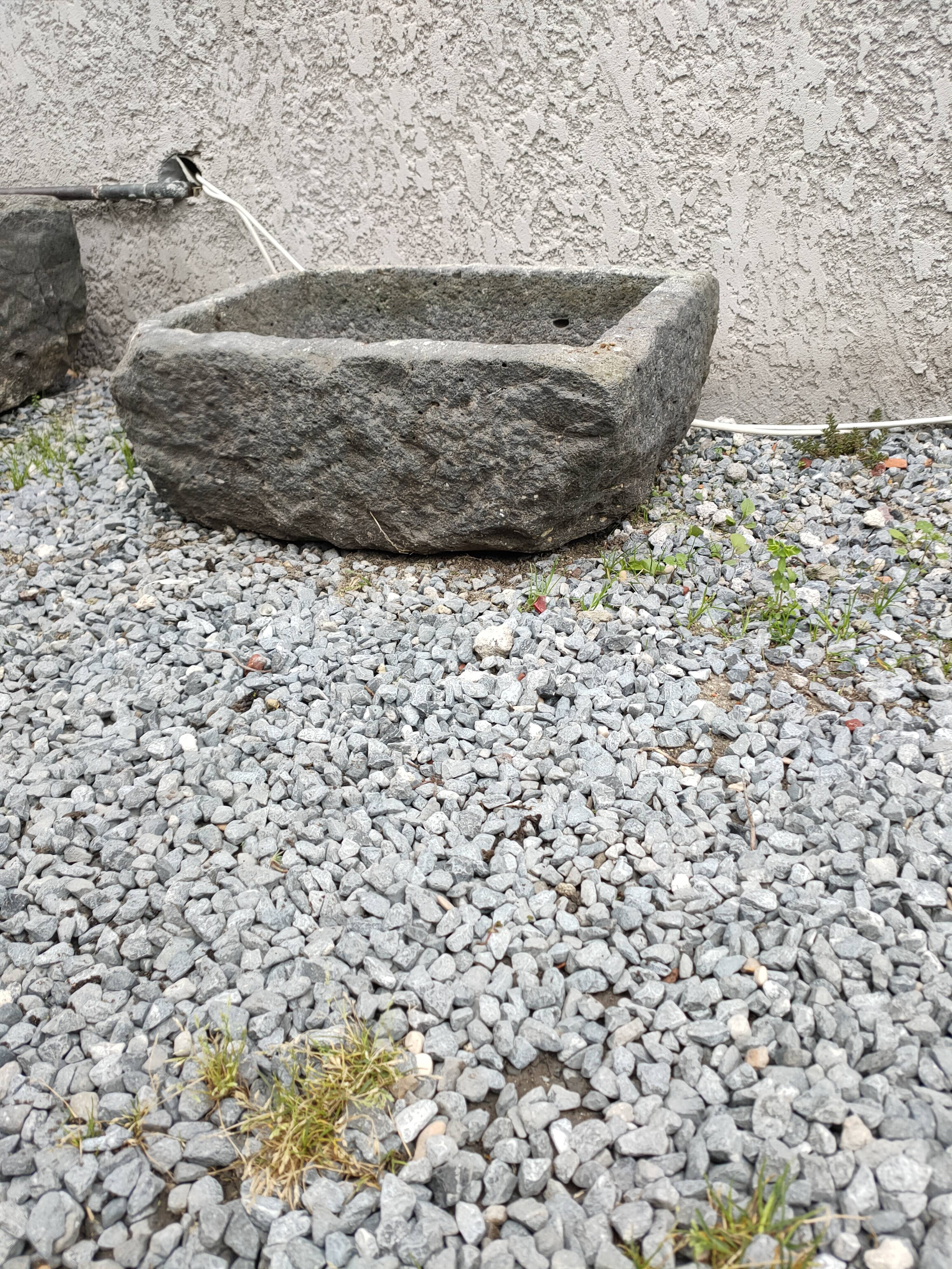 Blue stone tray cut 19th century
