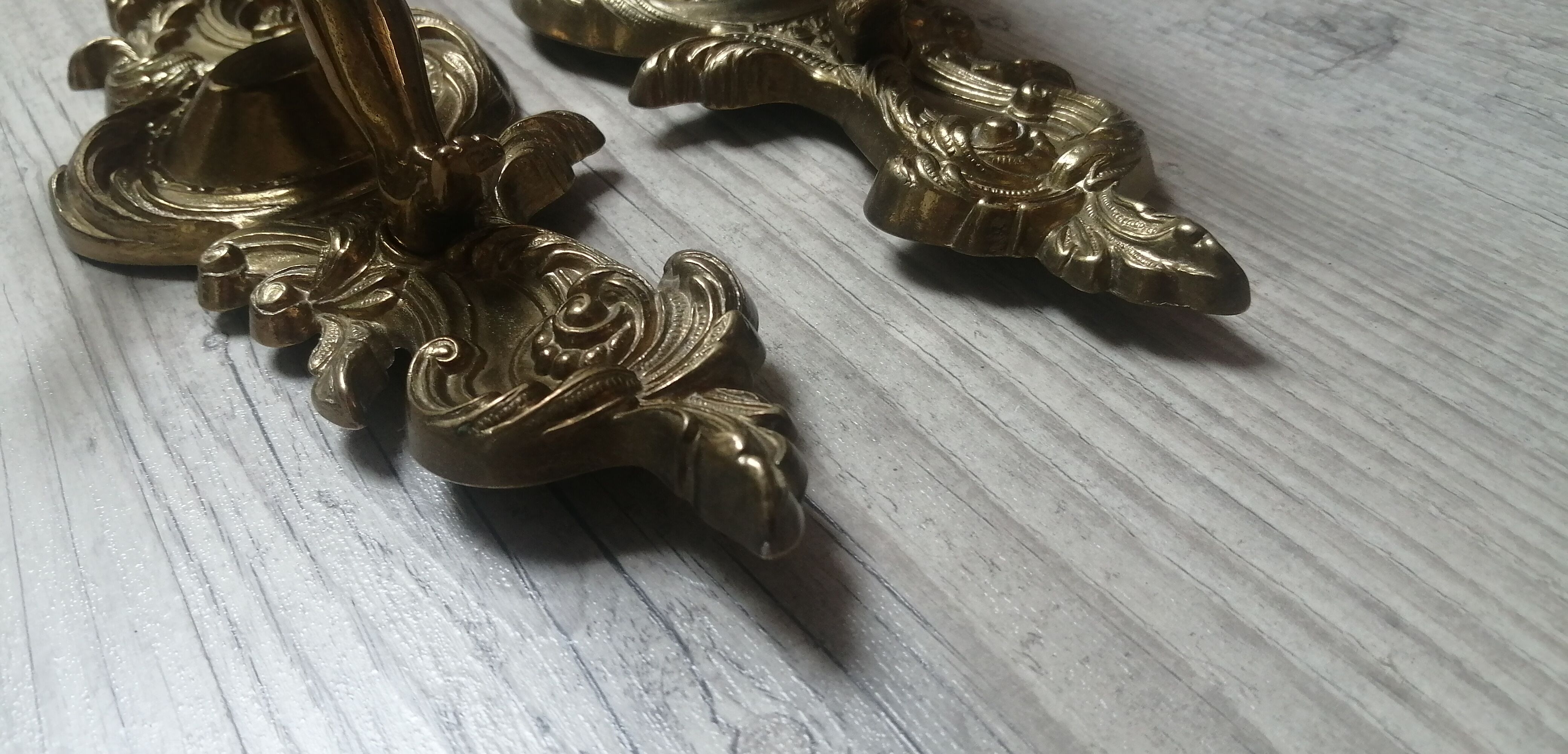 Paire d'appliques en bronze ,anges ,angelots,chérubins