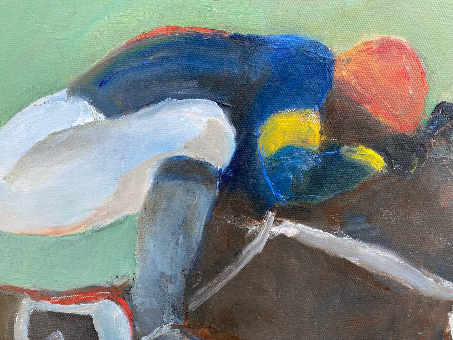 Jockey on his signed horse