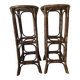 Vintage rattan bar stools or plant holder