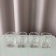 Set of 4 Vintage Brutalist Textured Shot Glasses