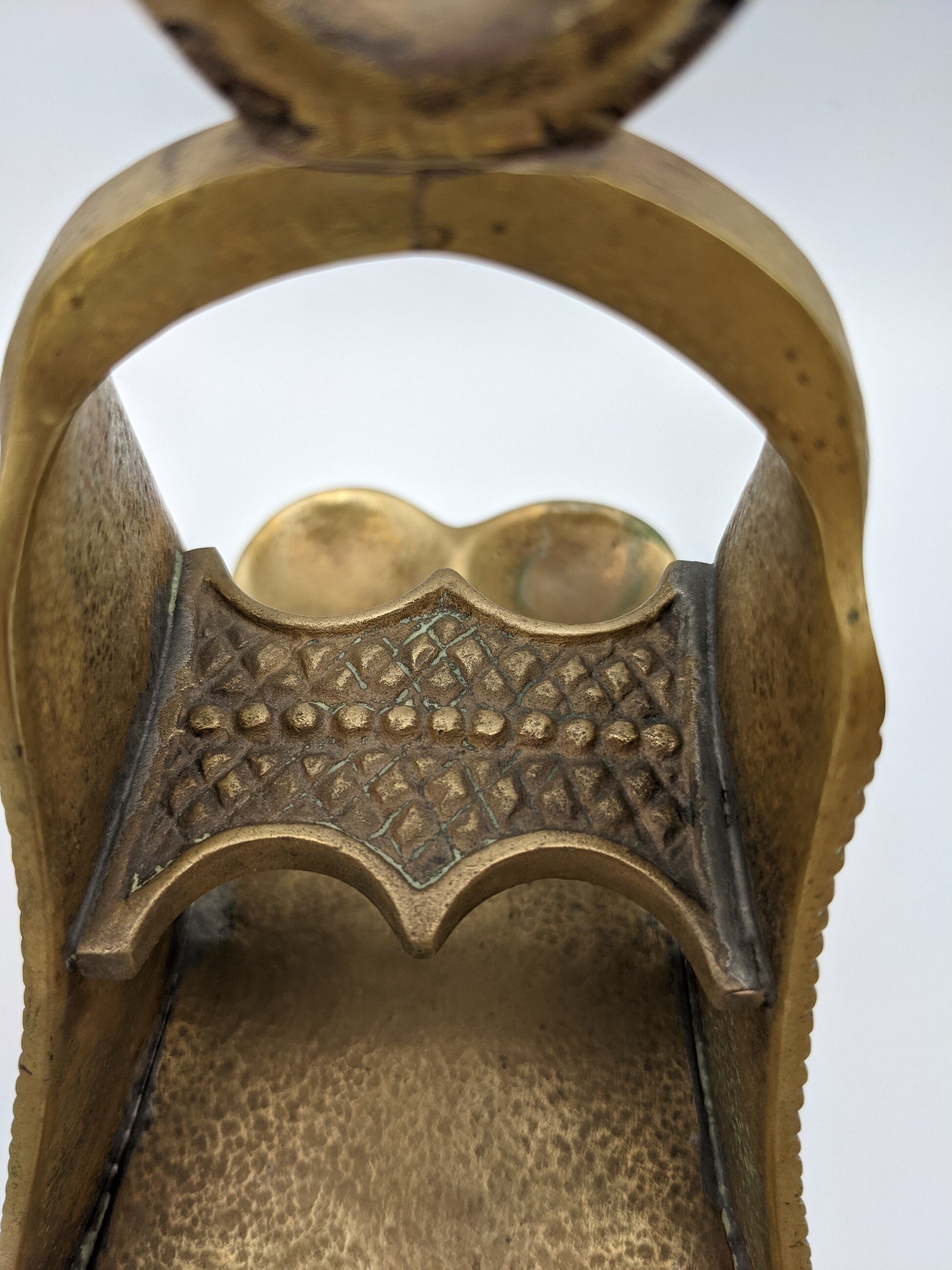 Max Le Verrier bronze pipe holder holder