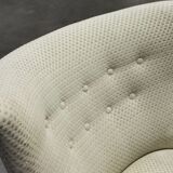 Armchair wing chair egg Barrel 50s modernist