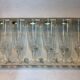 6 crystal champagne flutes from Arques model Versailles