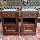 Pair of art deco bedside tables
