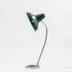 Green desk lamp, France, 1960's