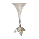 Vase soliflore in glass and regule