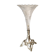 Vase soliflore in glass and regule