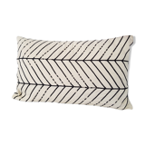 Coussin en coton brode
