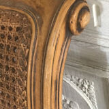 Rattan canning headboard