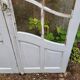 Art Nouveau double doors with small panes.