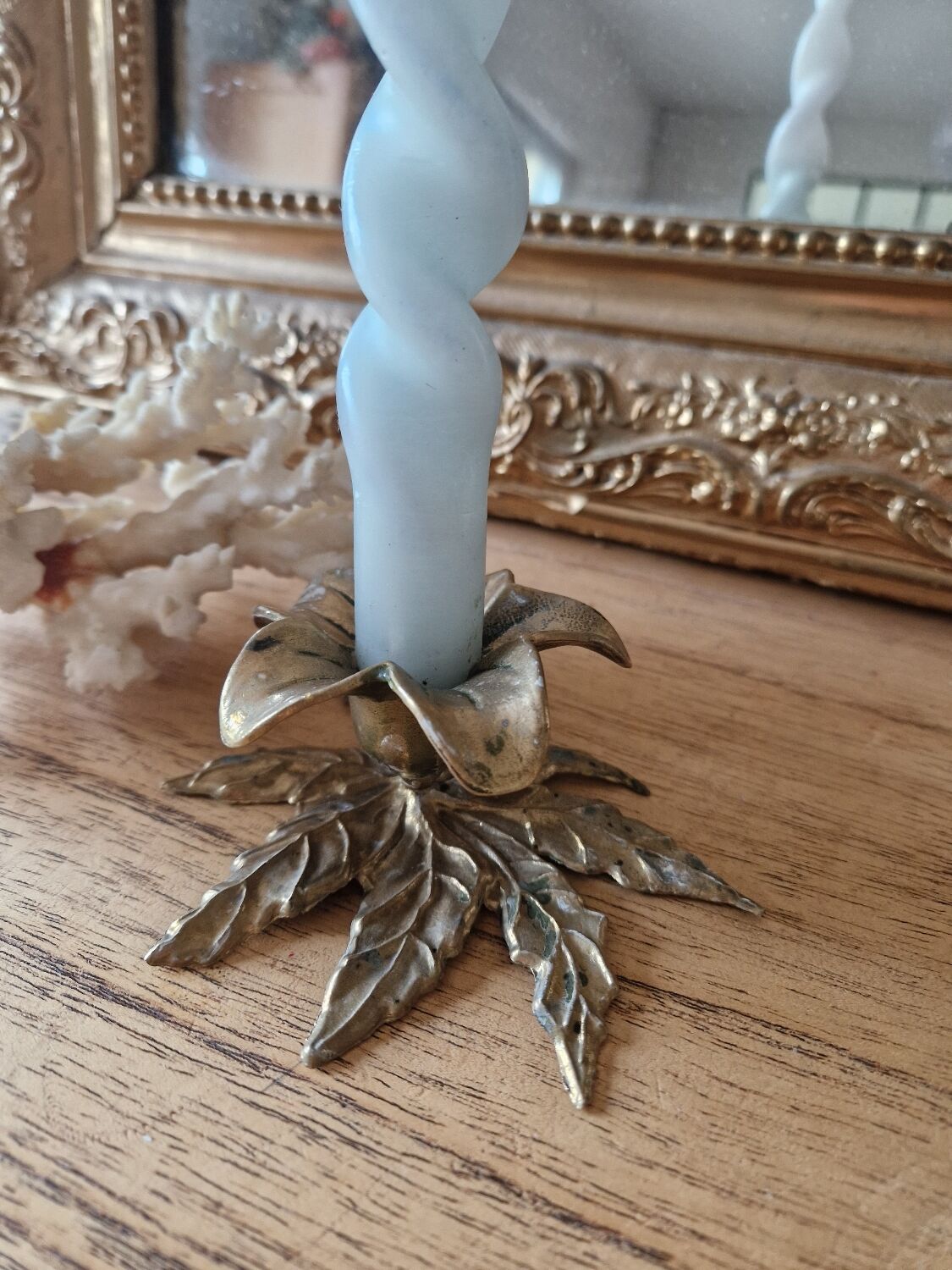 Vintage brass candlestick