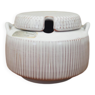 Ceramic sugar bowl, 1970s, Danish design, manufacture: Løvemose Keramik