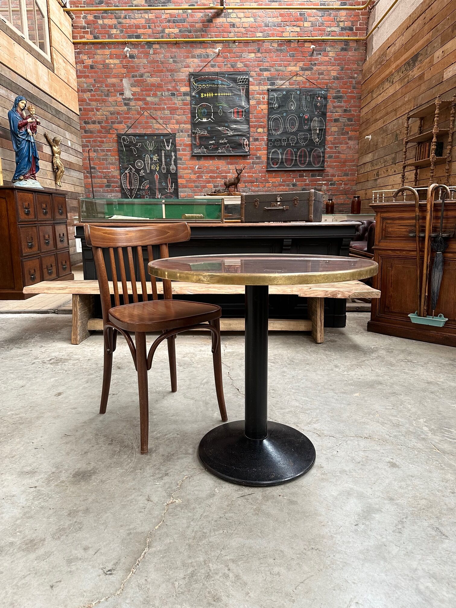 Table de bistrot XXème