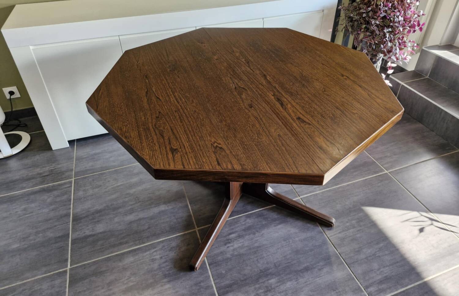 Vintage Monopoly Extendable Table, 1970s