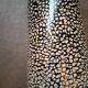 Contemporary decorative vase in lacquered wood