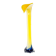 Yellow vase, Murano glass, Italian design, 1970s, made in Italy