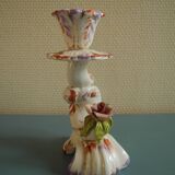 ceramic candlestick chandelier Italy vintage decor candleholder
