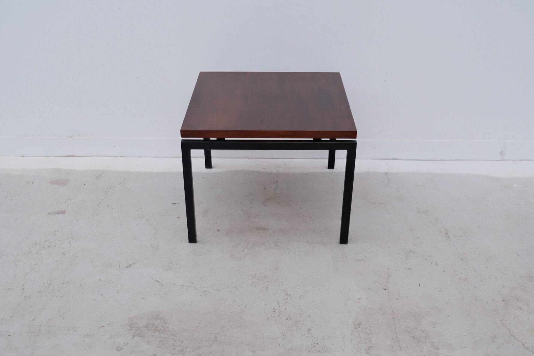 Teak and metal coffee table, Germany 1960