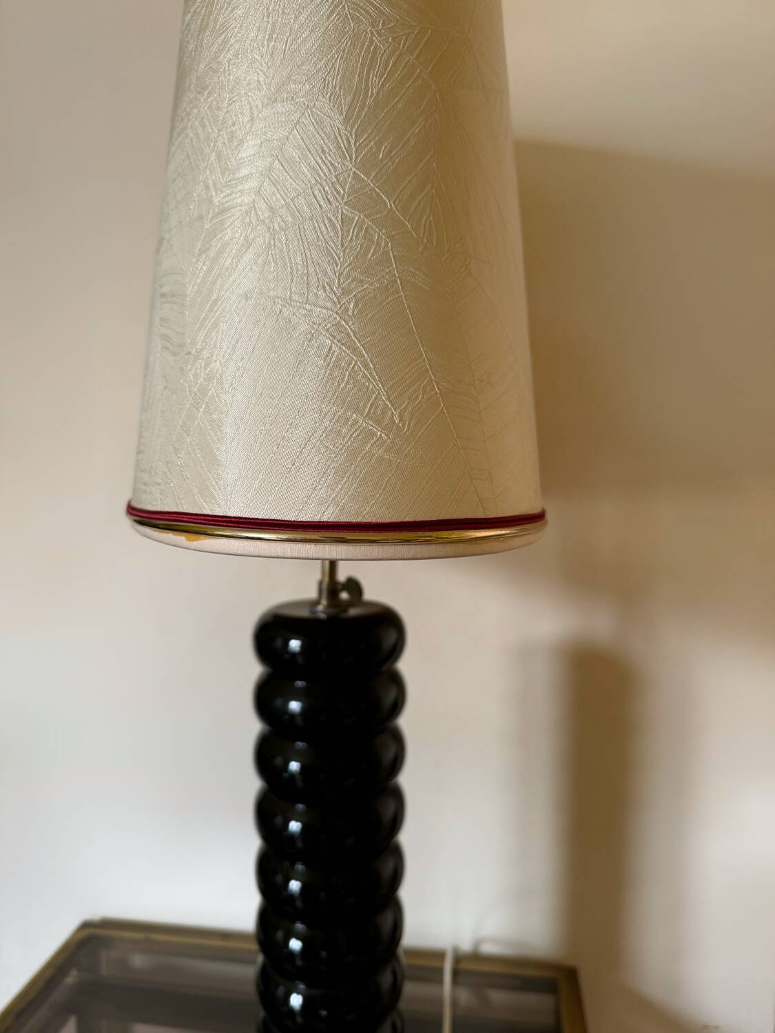 Large ceramic lamp from the 80s