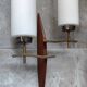 Large pair of modernist wall lights from LUNEL
