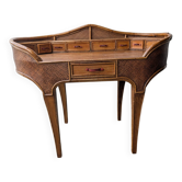 Kalma rattan secretary desk – Ramón Castellano, 1970s
