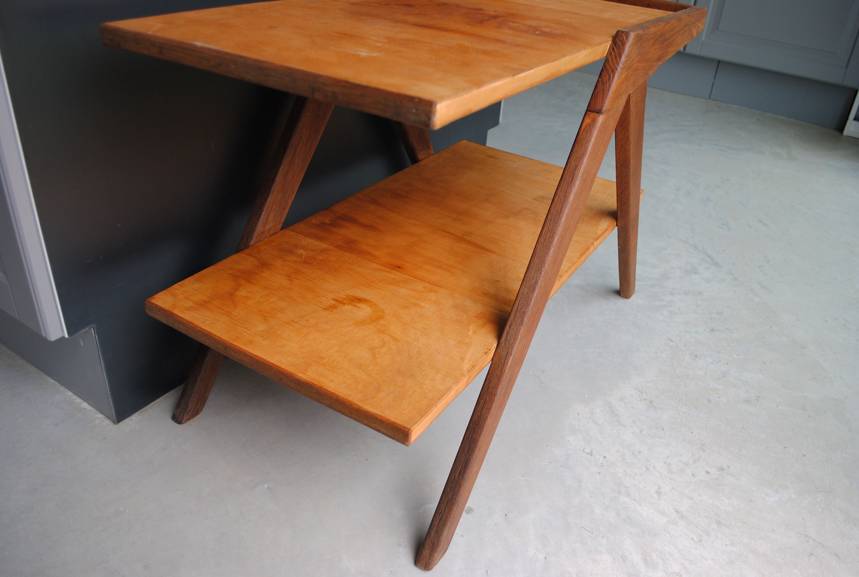 Scandinavian vintage teak trolley