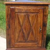 Louis XIII style corner cupboard