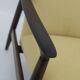 1960s edmund homa model gfm 64 beech armchair, restored