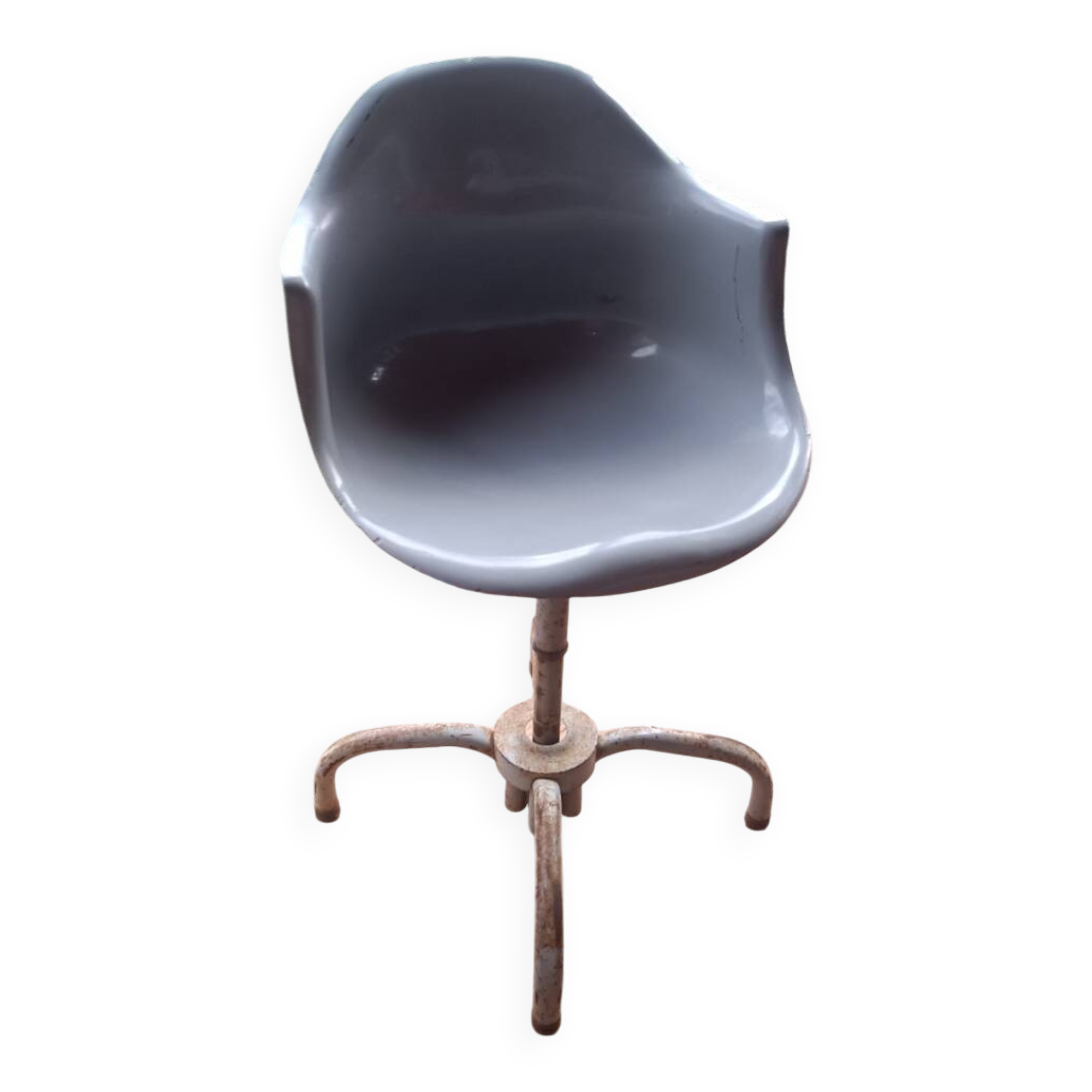 Rare industrial work chair from the 1960s