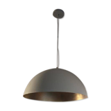Suspension design acier blanc intérieur dorée
