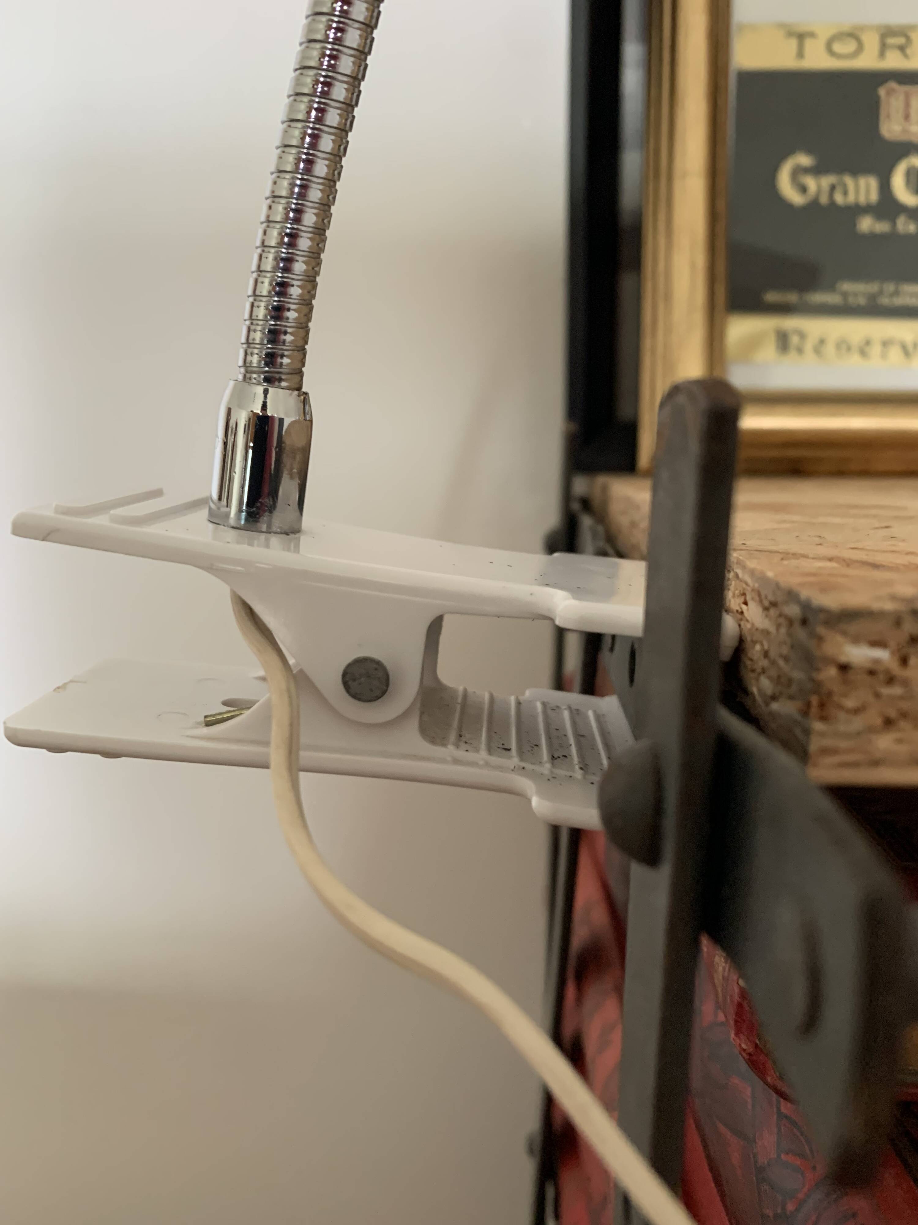 Vintage clip lamp 1970