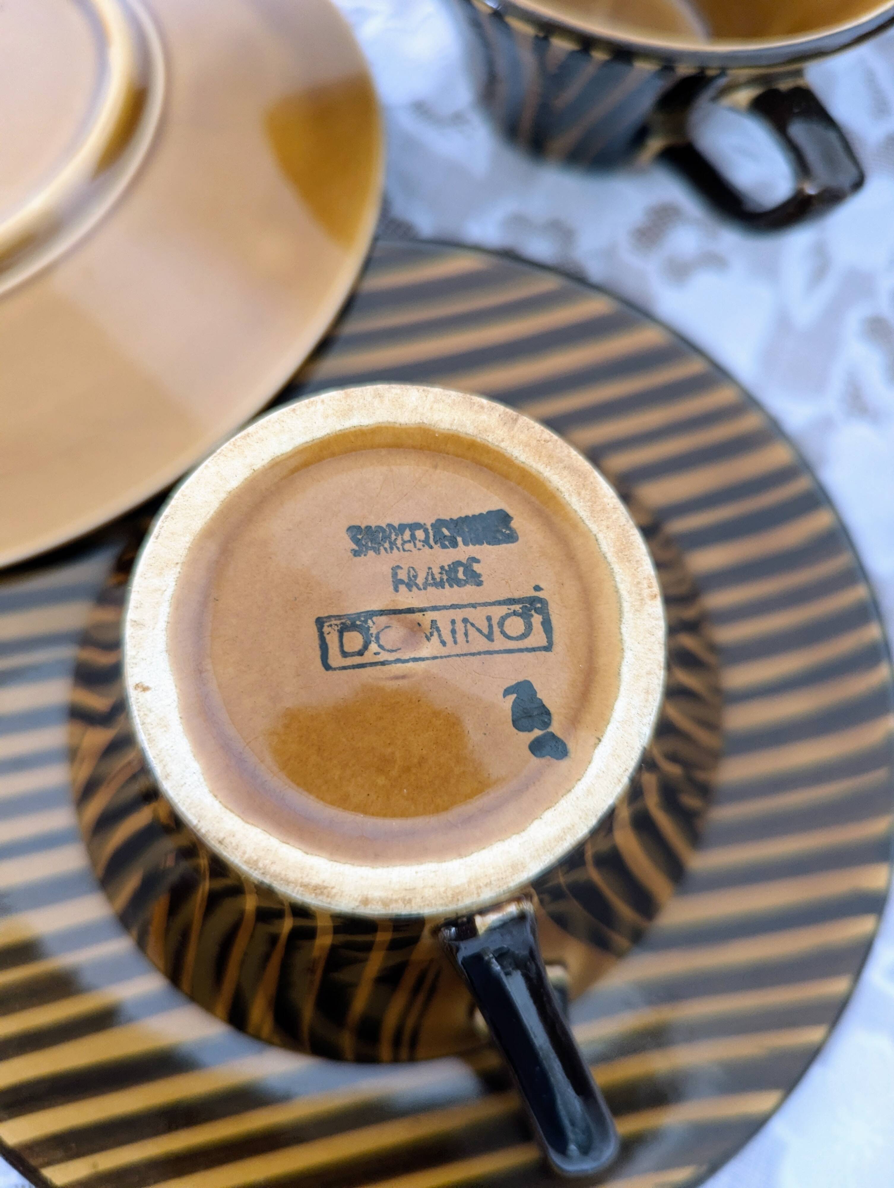 Service à café Domino Sarreguemines