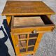 Louis Philippe style antique buffet with glass doors