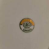 Plat ovale en porcelaine de Limoges