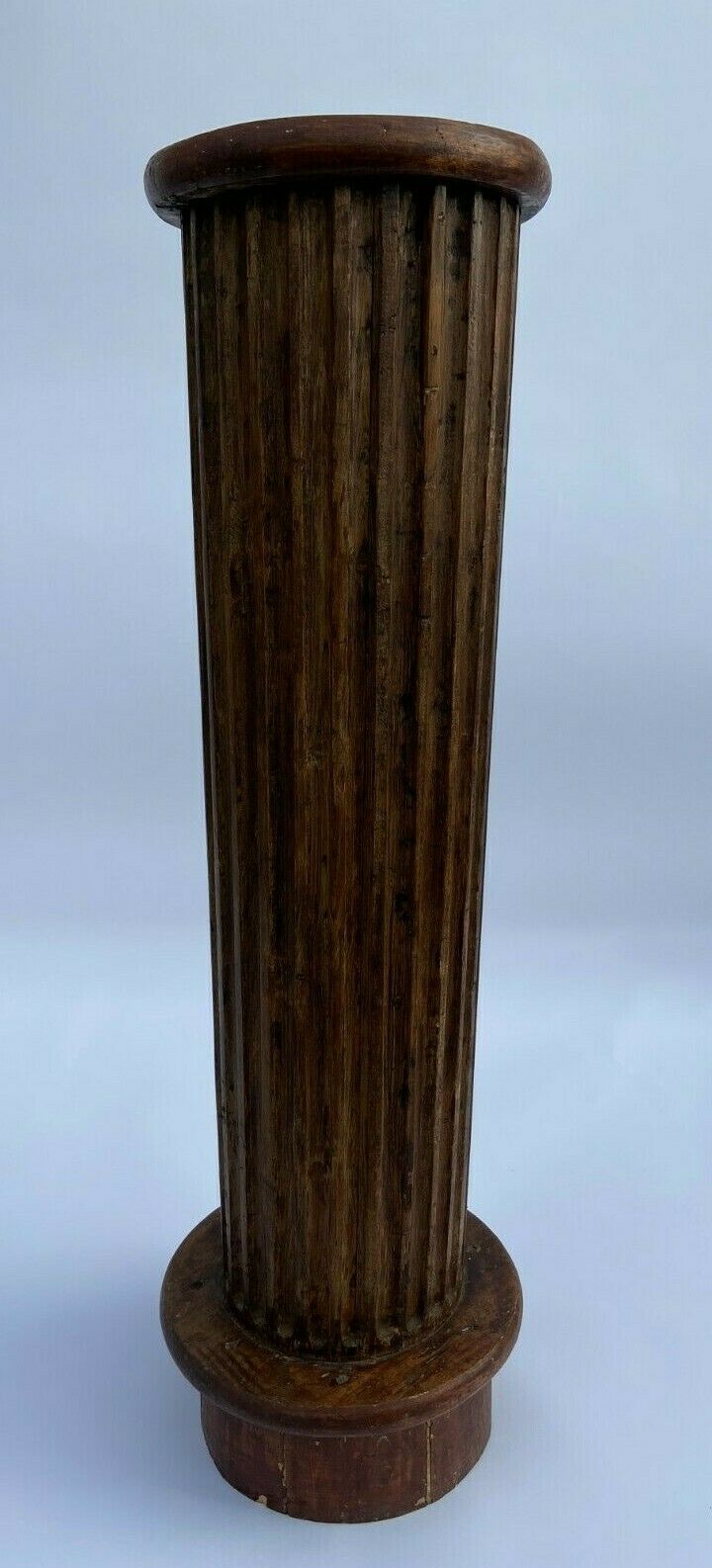 Louis XVI style column cannelee wooden pearl for sculpture