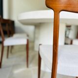 6 chaises scandinaves en teck