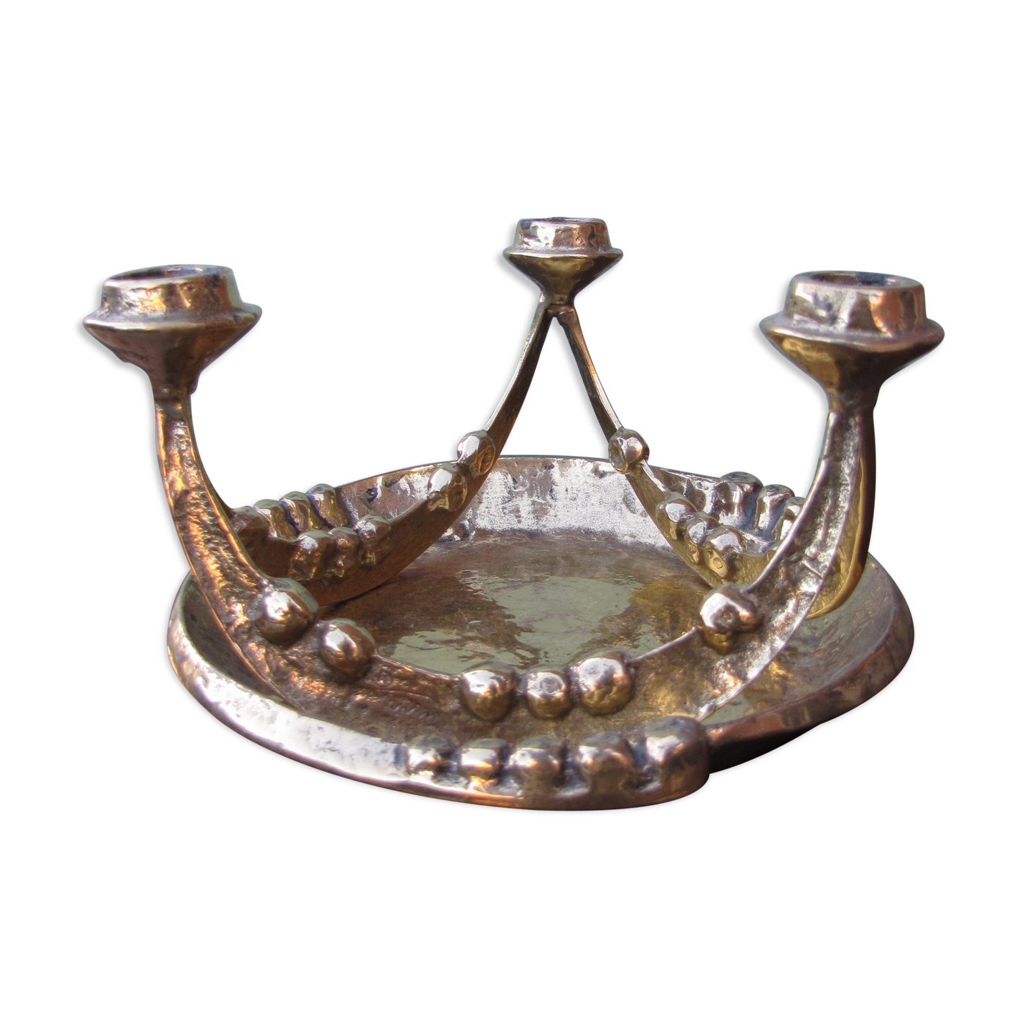 Brutalist design Sconce in bronze