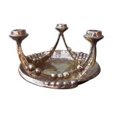 Brutalist design Sconce in bronze