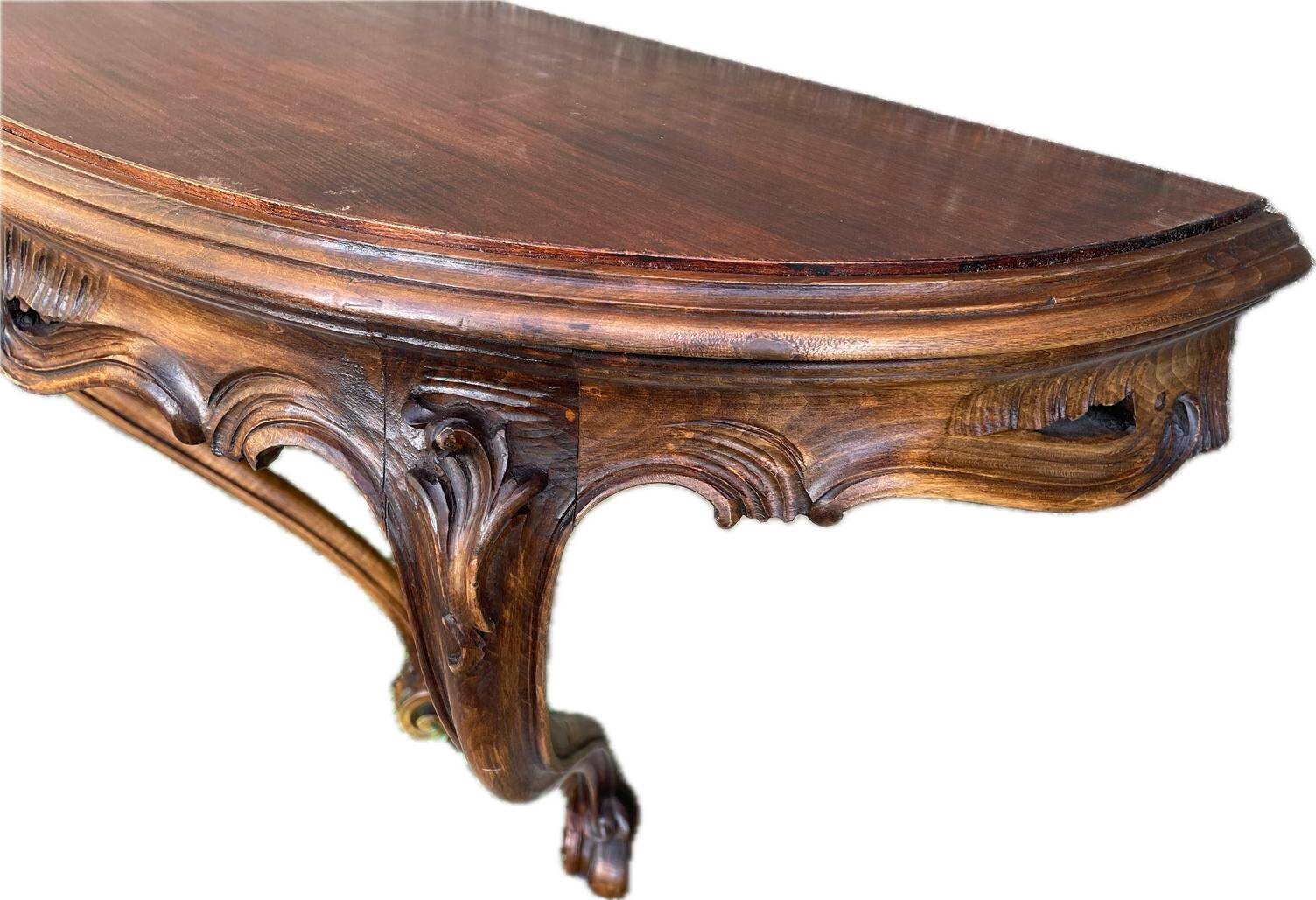 Louis XV Rocaille style console