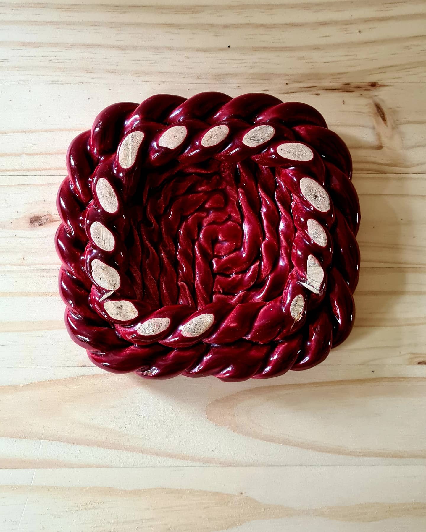 Braided ceramic underside