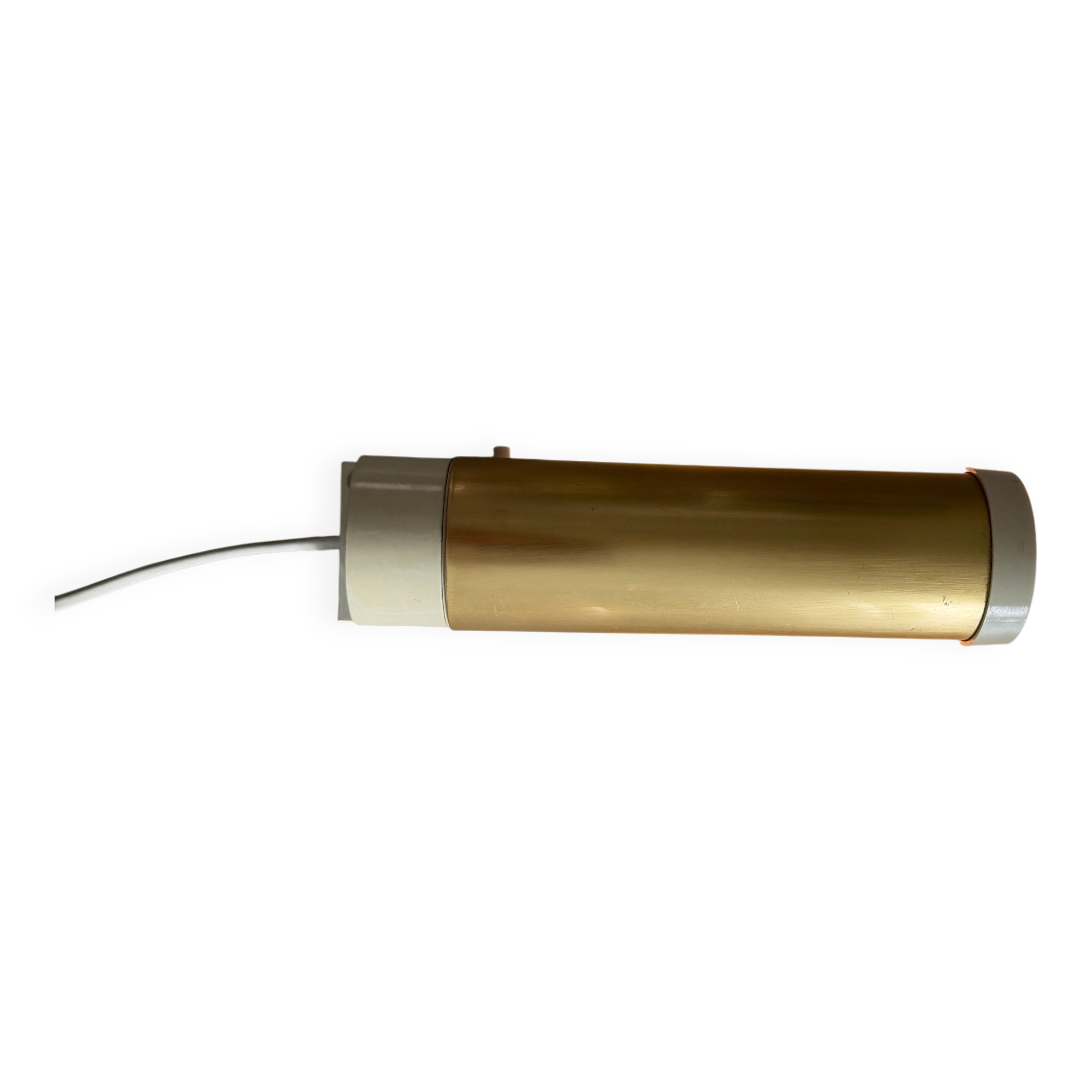 Simple wall light in plexiglass and metal by ERCO, 1970s, Germany.
