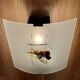 LARGE GLASS WALL LIGHT SCANDINAVIAN DESIGN.
