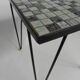 Side table with tiles, side table with 225 mini tiles, 1950s.