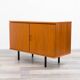 1960s walnut two-door cabinet.