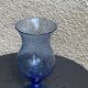 Blue blown glass tealight holder, Biot glassworks, collector's item